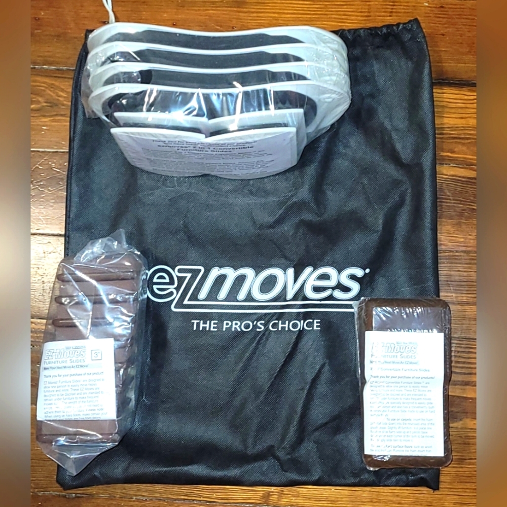 EZ Moves Furniture Slides Bundle W/Carry Bag